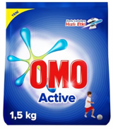 Omo Active Beyazlar İçin 10 Yıkama Toz Deterjan 1.5 kg