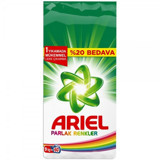 Ariel Parlak Renkler Renkliler İçin 60 Yıkama Toz Deterjan 9 kg
