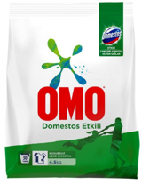 Omo Domestos Etkili Renkliler ve Beyazlar İçin 30 Yıkama Toz Deterjan 4.5 kg