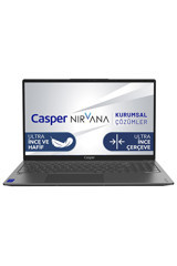 Casper Nirvana X700.5500-8V00T-G-F Dahili AMD Ryzen 5 8 GB Ram DDR4 500 GB SSD 15.6 inç Full HD Windows 11 Notebook Laptop