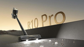 Dreame R10 Pro 425 W Şarjlı Dikey Süpürge Siyah