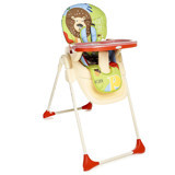 Baby Plus Sweet Plastik Emniyet Kemeri 15 kg Kapasiteli Tepsili Katlanır Mama Sandalyesi Yeşil