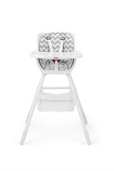 Kanz Seul Plastik Emniyet Kemeri 22 kg Kapasiteli Tepsili Mama Sandalyesi Beyaz