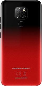 General Mobile Gm 20 64 Gb Hafıza 4 Gb Ram 6.09 İnç 13 MP Ips Lcd Ekran Android Akıllı Cep Telefonu Kırmızı