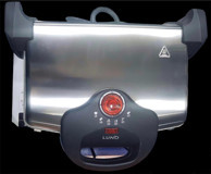 Luno LT39007X01 6 Dilim Kaplama Çıkarılabilir Plaka 1800 W Izgara Gri Tost Makinesi