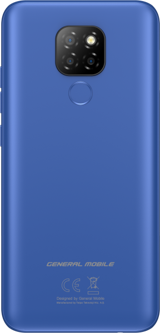 General Mobile Gm 20 64 Gb Hafıza 4 Gb Ram 6.09 İnç 13 MP Ips Lcd Ekran Android Akıllı Cep Telefonu Mavi