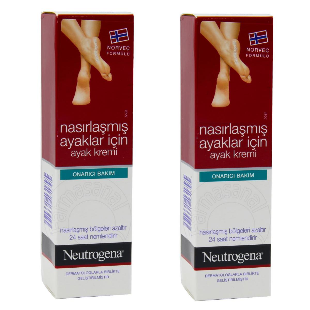 Neutrogena Onarıcı Ayak Kremi 2x50 ml