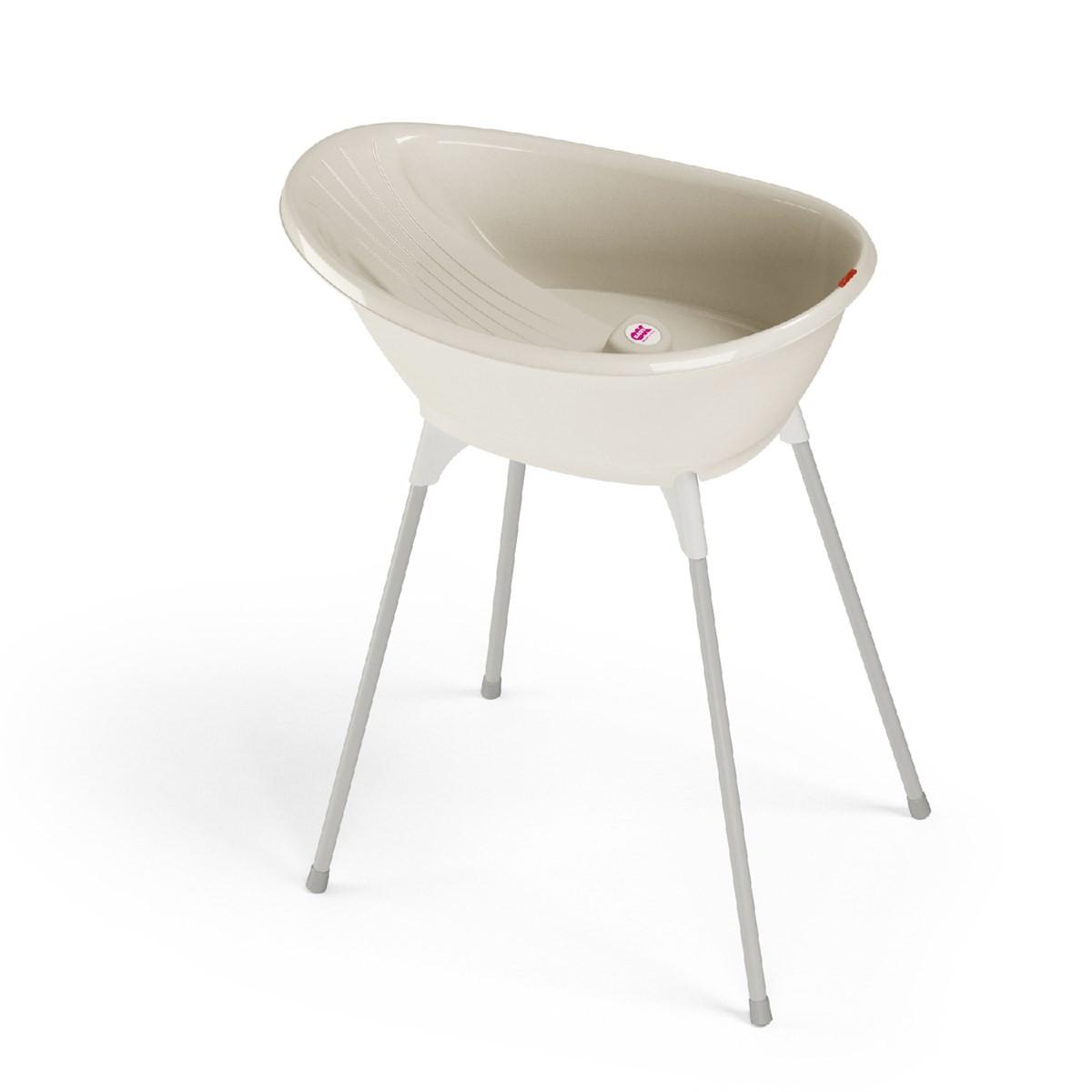 OkBaby Bella Oturaklı Ayaklı Beyaz Bebek Küveti + Küvet Taşıyıcı