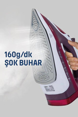 Goldmaster GM-7628 2200 W Nano Seramik Buharlı Ütü