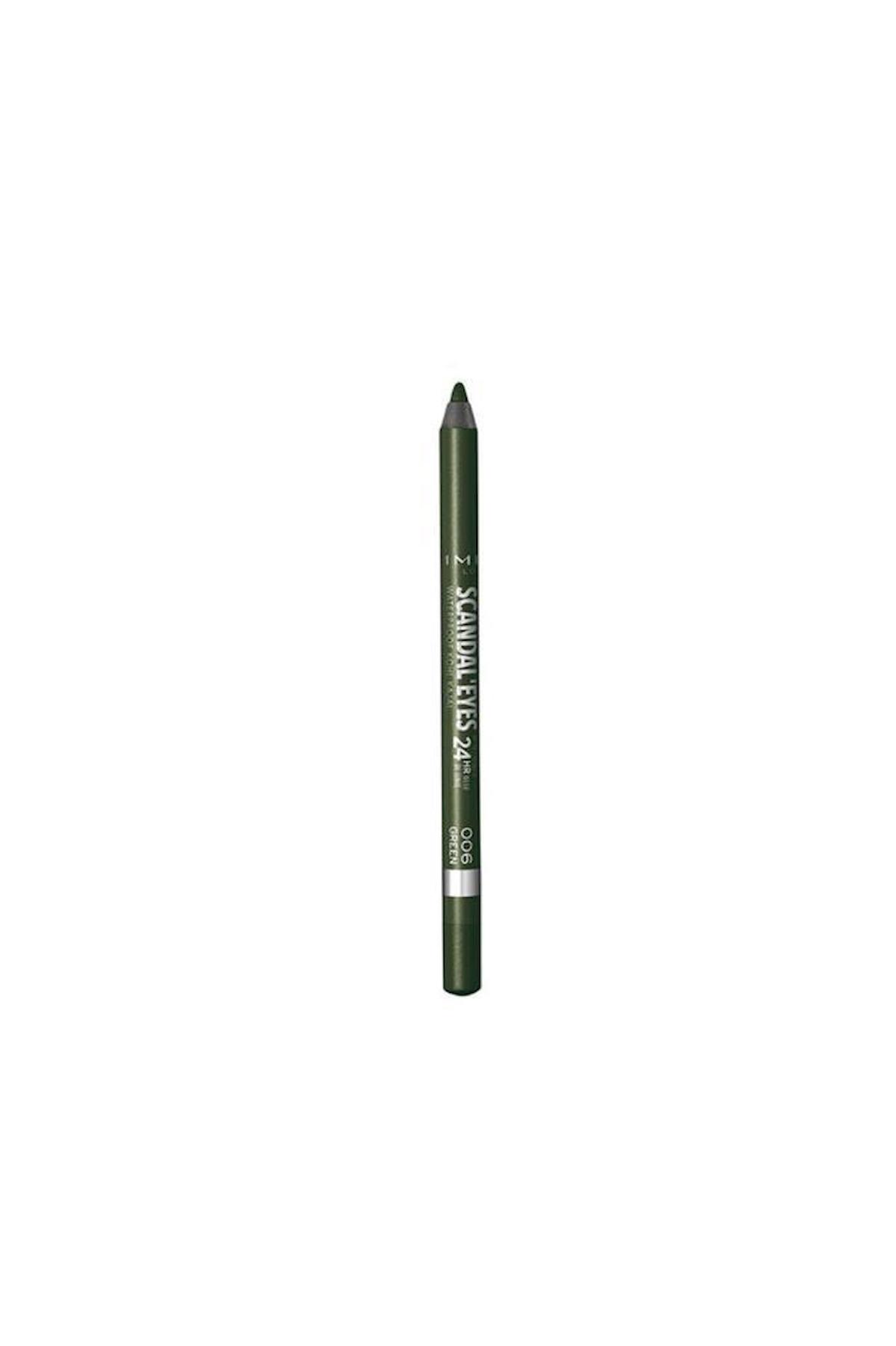 Rimmel London Suya Dayanıklı Mat 006 Yeşil Kalıcı Kalem Eyeliner