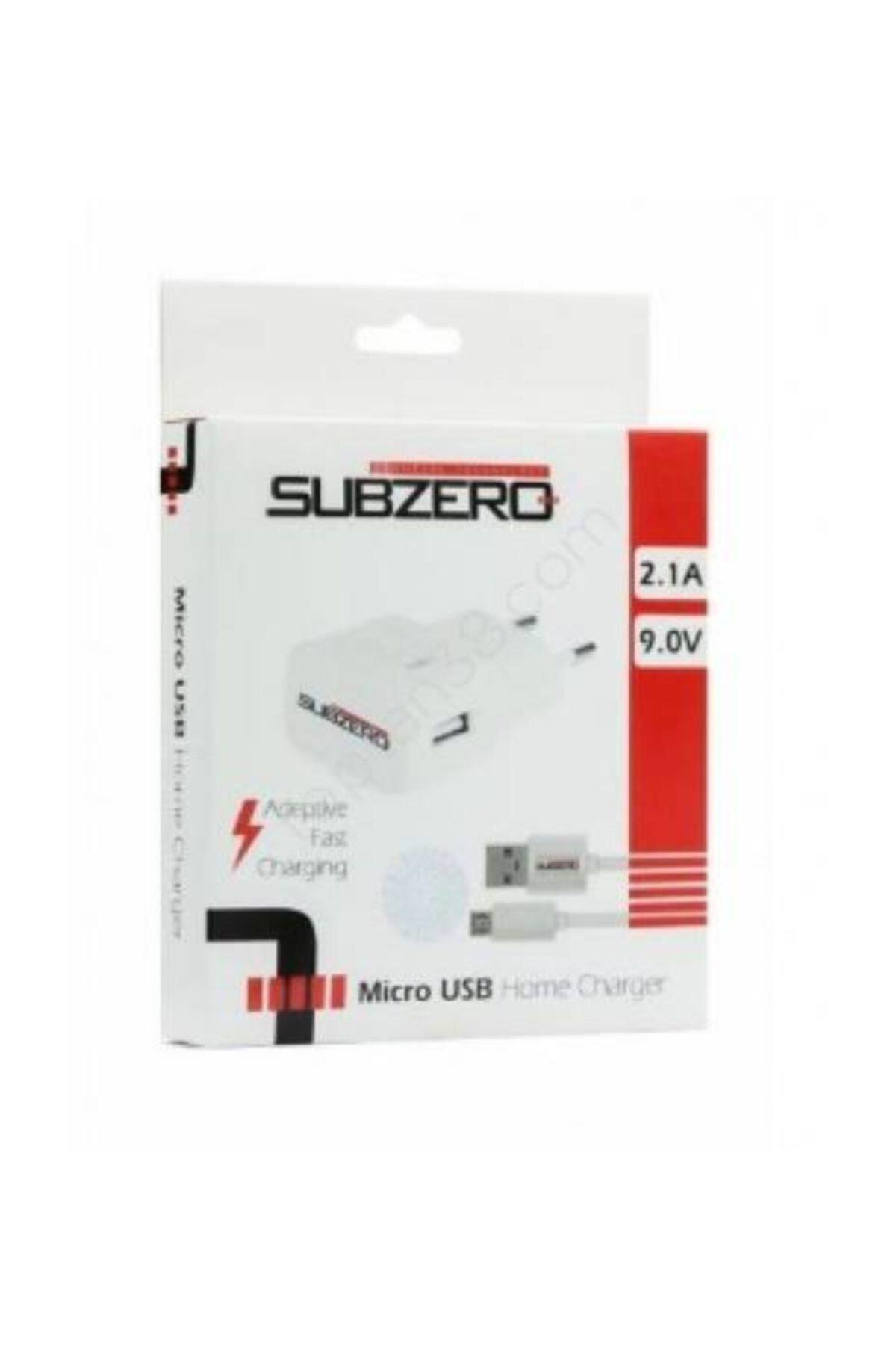 Subzero Sg18 Universal Micro USB Kablolu 2.1 Amper Hızlı Şarj Aleti Beyaz