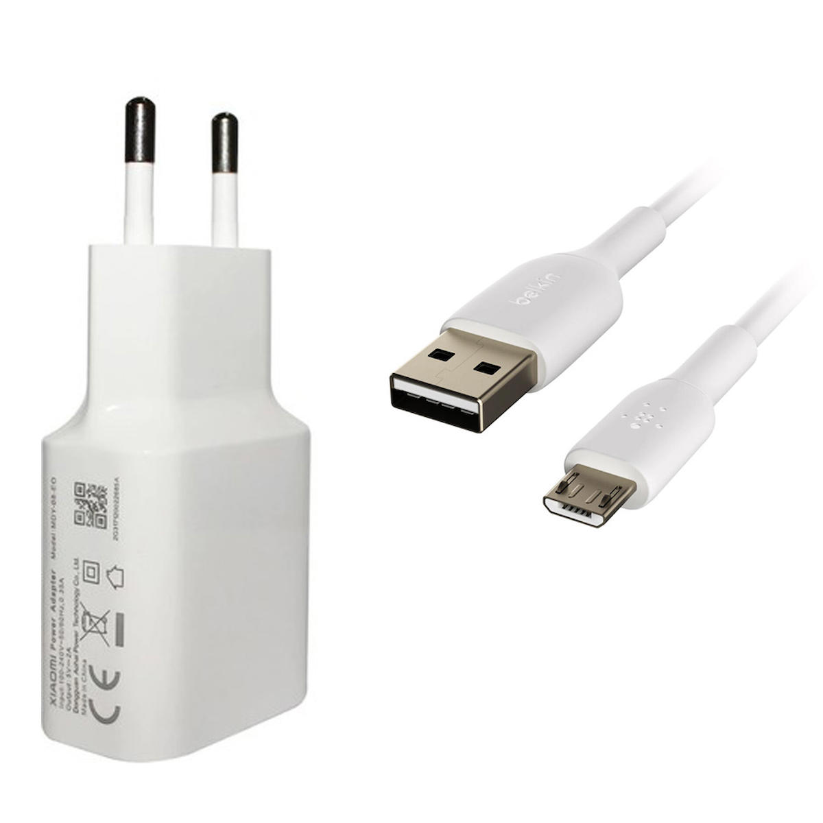 Xiaomi MDY-08-EW Xiaomi Micro USB Kablolu Hızlı Şarj Aleti Beyaz