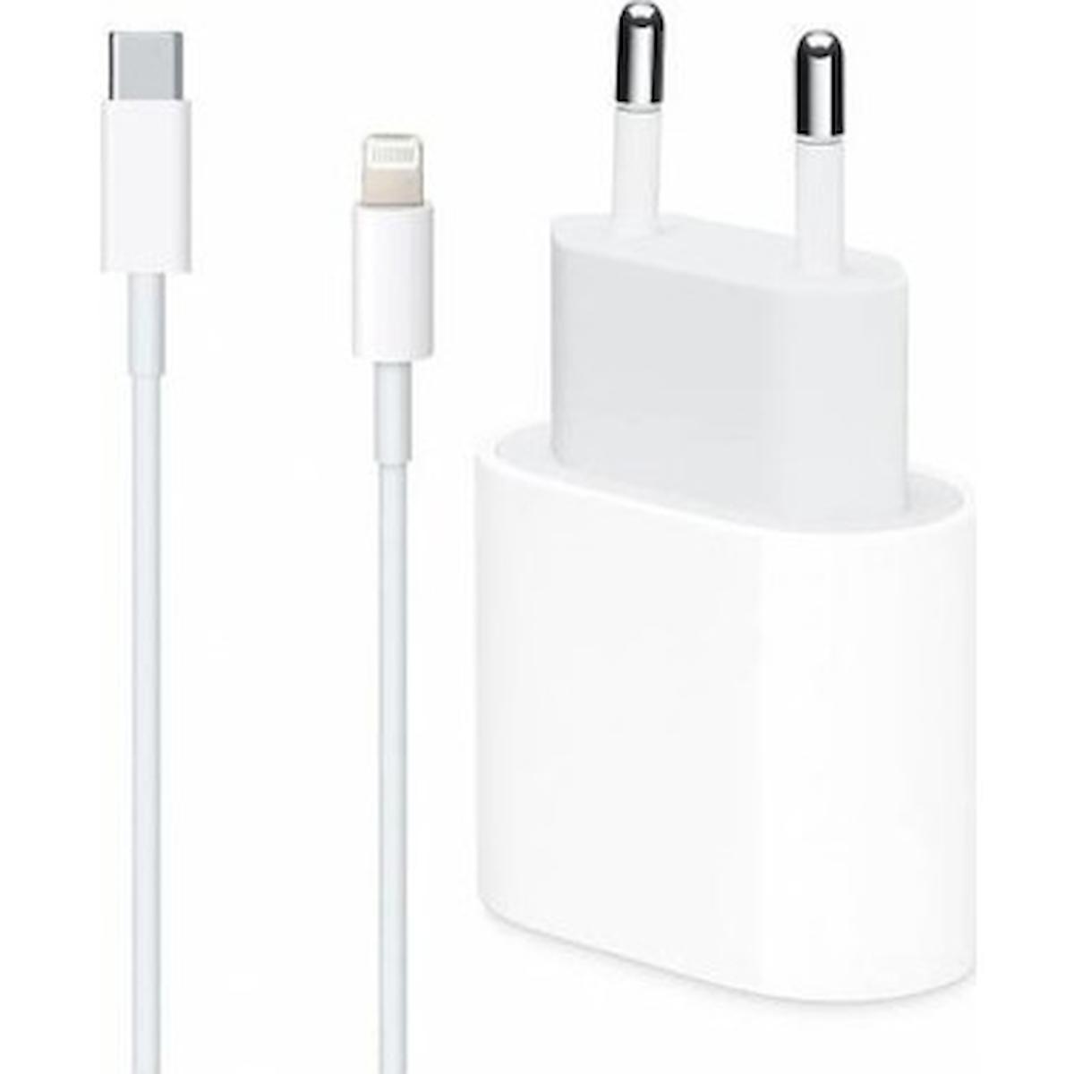 Apple Mmoa3zm/a iPhone Type-C Kablolu 20 W 2.1 Amper Hızlı Şarj Aleti Beyaz