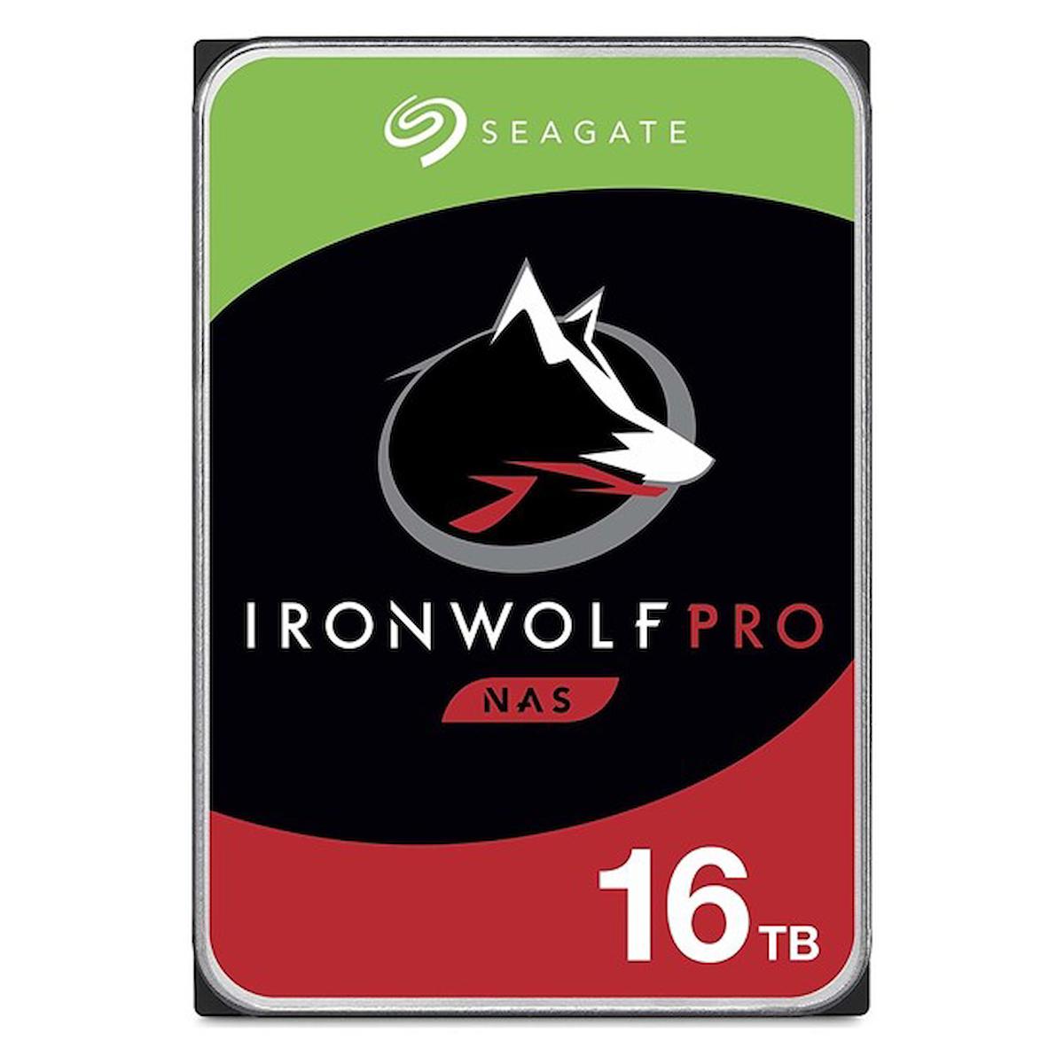 Seagate Ironwolf Pro ST16000NE000 16 TB 3.5 inç 7200 RPM 256 MB SATA 3.0 Nas Harddisk