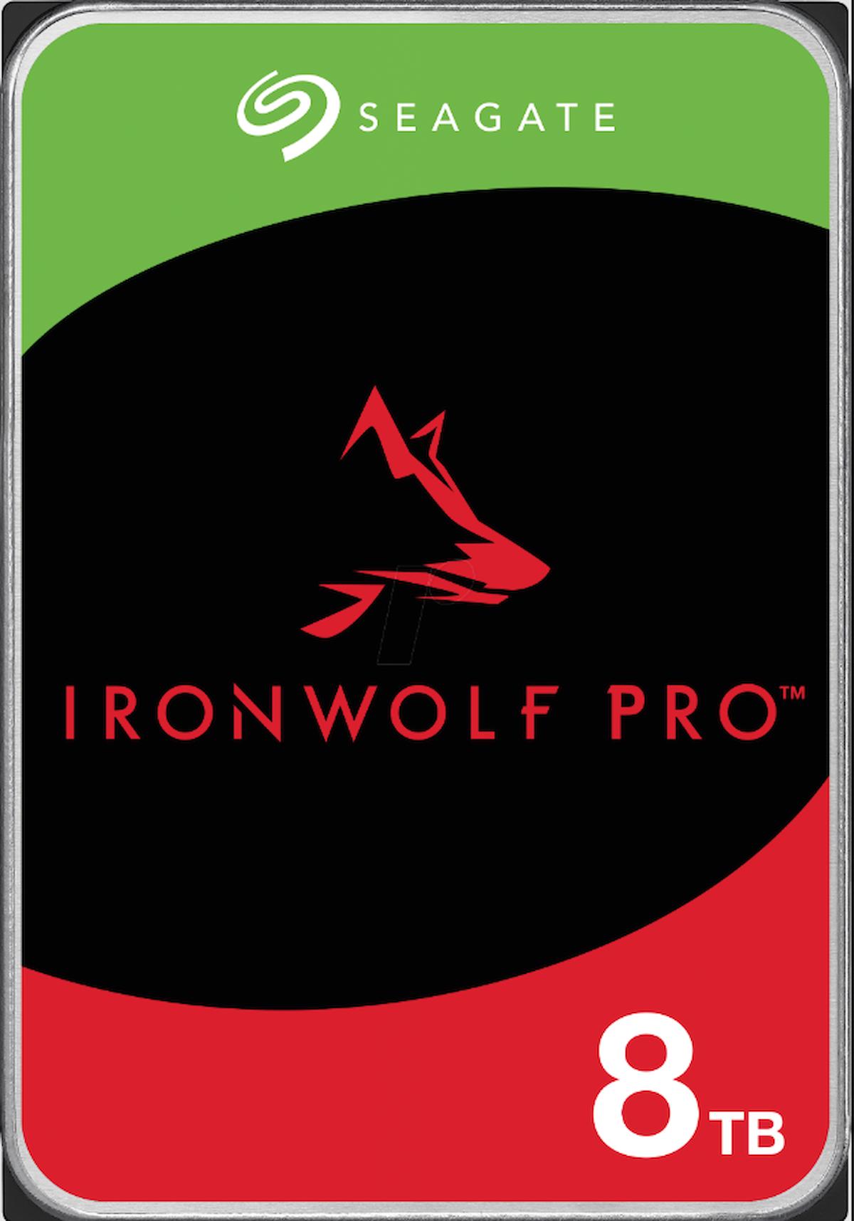 Seagate Ironwolf Pro ST8000NE001 8 TB 3.5 inç 7200 RPM 256 MB SATA 3.0 Nas Harddisk