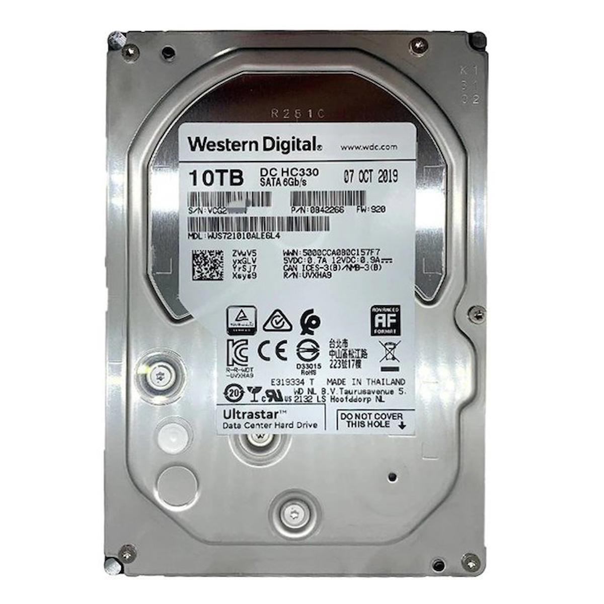 Western Digital Ultrastar 0B42266 10 TB 3.5 inç 7200 RPM 256 MB SATA 3.0 PC Harddisk