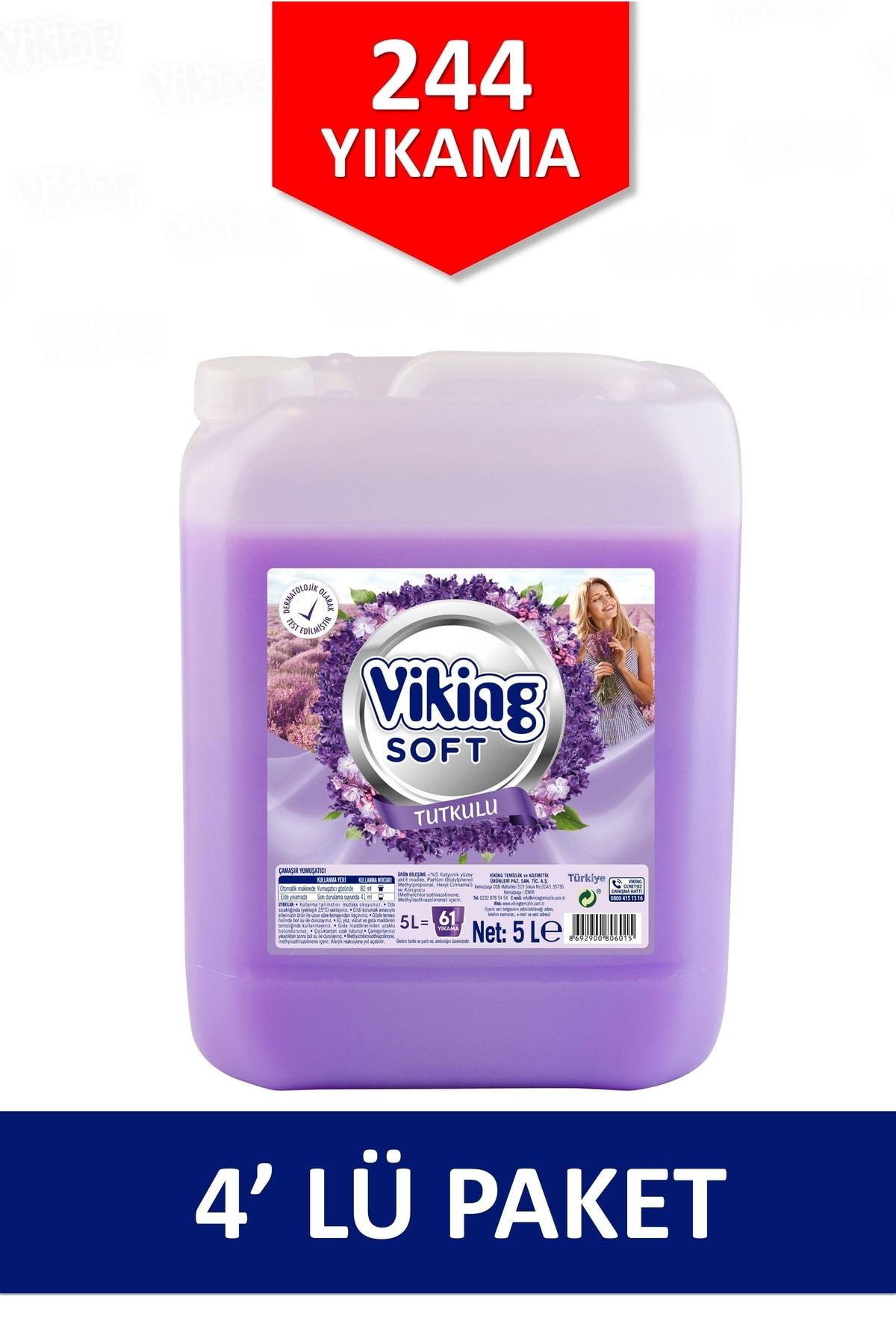 Viking Soft Bahar Tazeliği 61 Yıkama Yumuşatıcı 4 x 5 lt