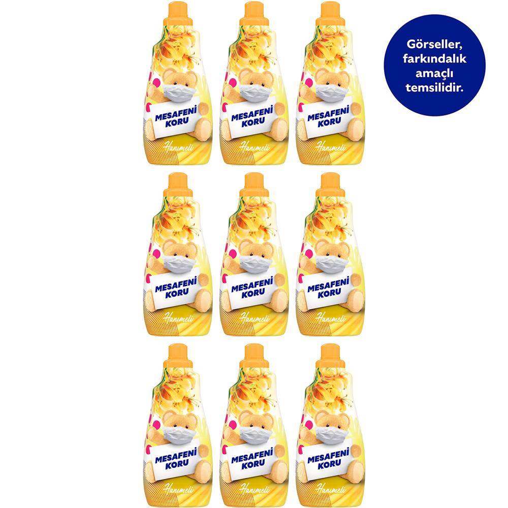 Yumoş Extra Konsantre Hanımeli 60 Yıkama Yumuşatıcı 9 x 1.44 lt