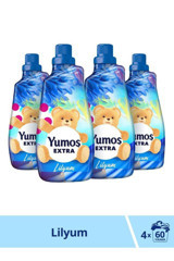 Yumoş Extra Konsantre Lilyum 60 Yıkama Yumuşatıcı 4 x 1.44 lt