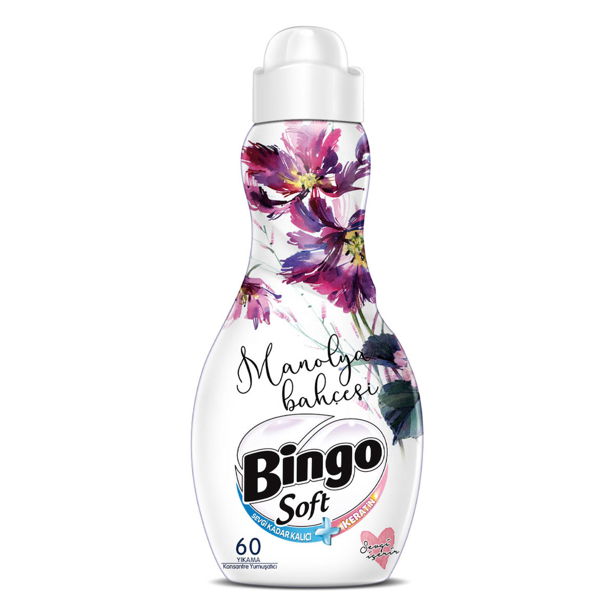 Bingo Soft Konsantre Manolya 60 Yıkama Yumuşatıcı 9 x 1.44 lt