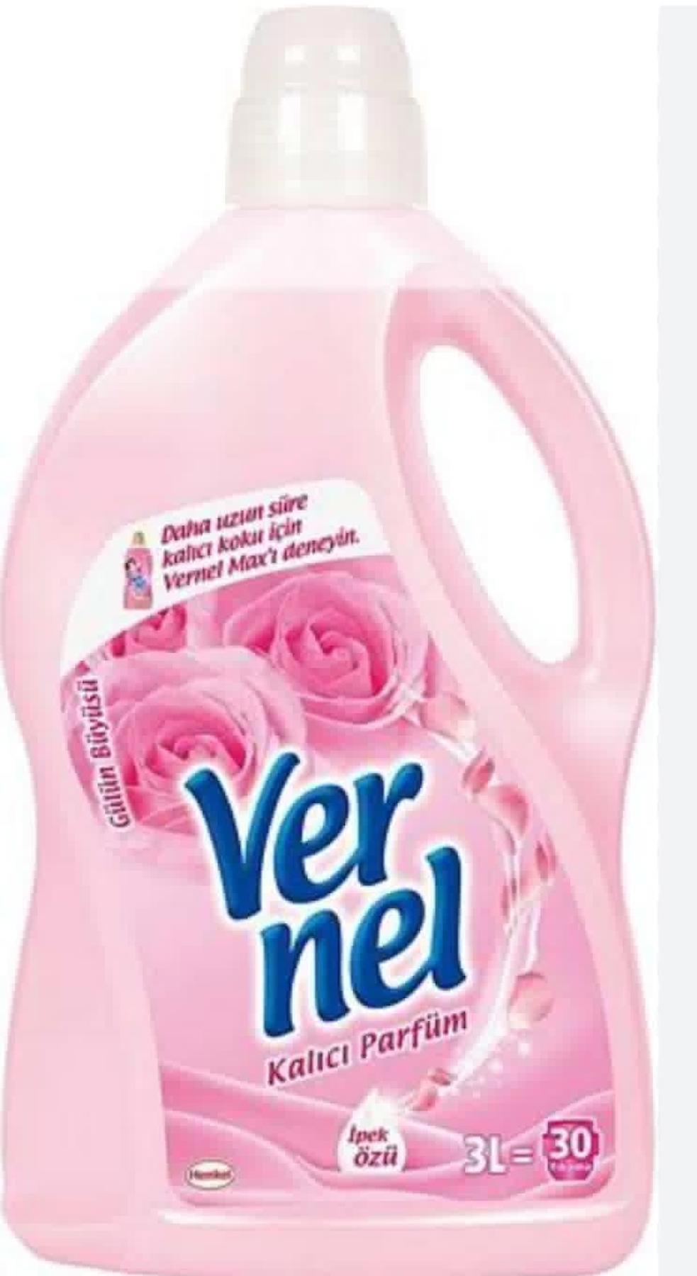 Vernel Gülün Büyüsü Gül 30 Yıkama Yumuşatıcı 4 x 3 lt