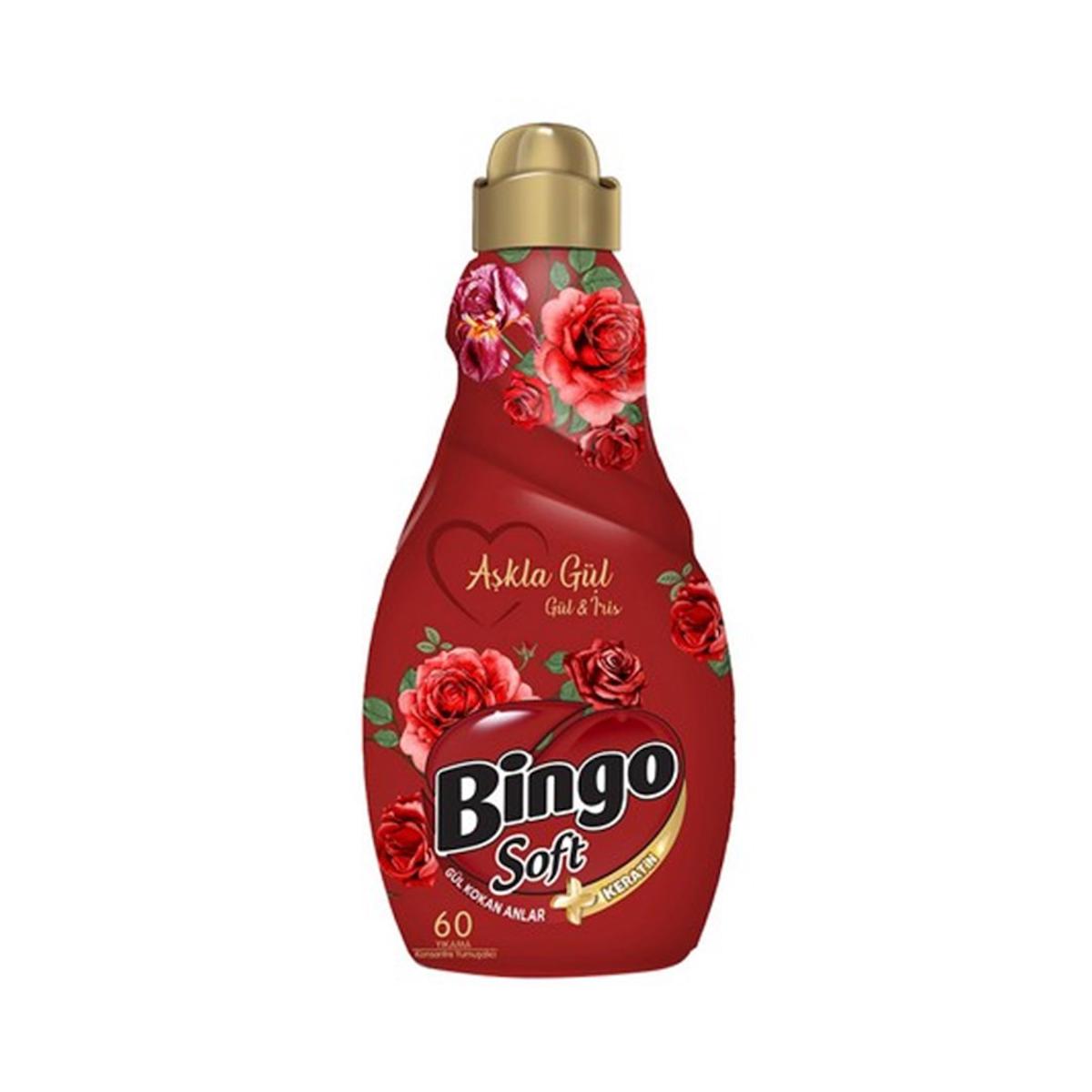 Bingo Soft Konsantre Gül 60 Yıkama Yumuşatıcı 9 x 1.44 lt