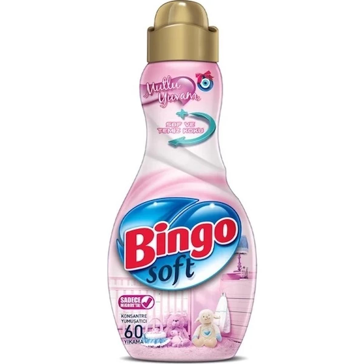 Bingo Soft Mutlu Yuvam Konsantre 60 Yıkama Yumuşatıcı 1.44 lt