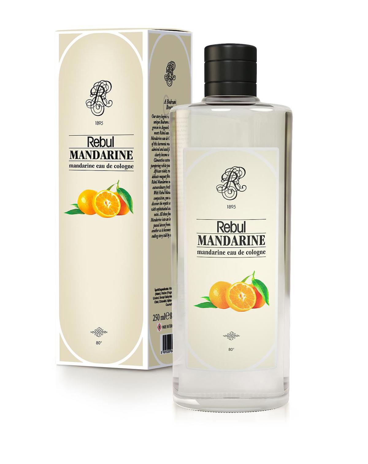 Rebul Mandalina Cam Şişe Kolonya 250 ml