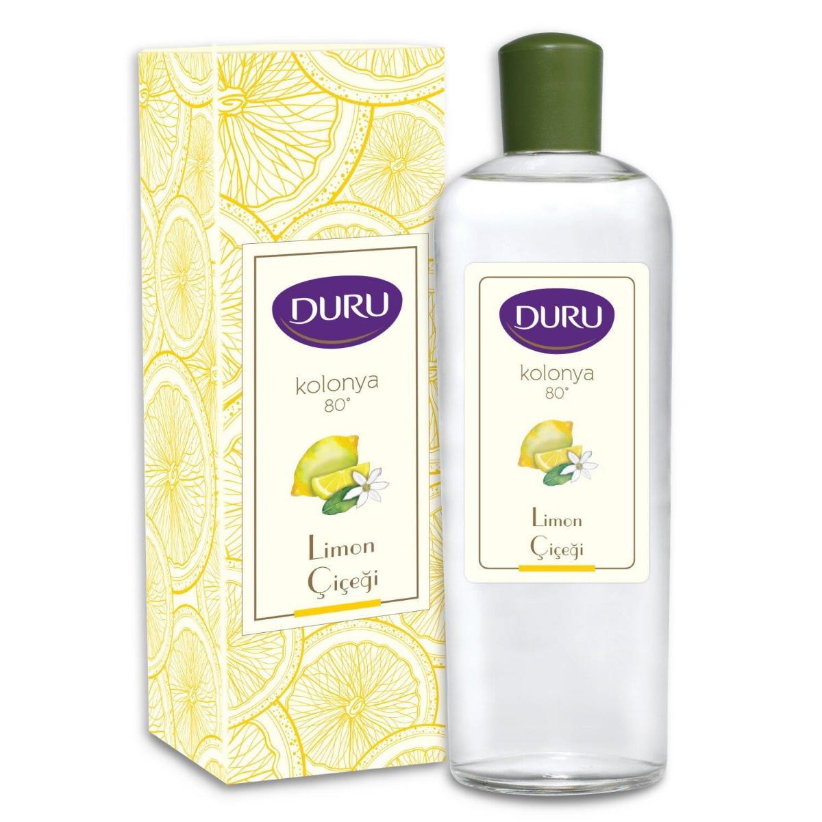 Duru Limon Çiçeği Cam Şişe Kolonya 400 ml