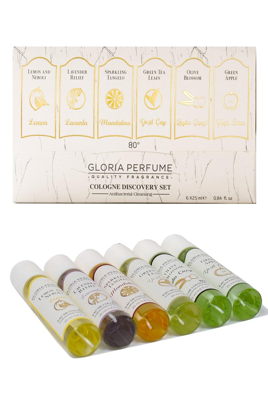 Gloria Perfume Parfümlü Kolonya 25 ml 6'lı