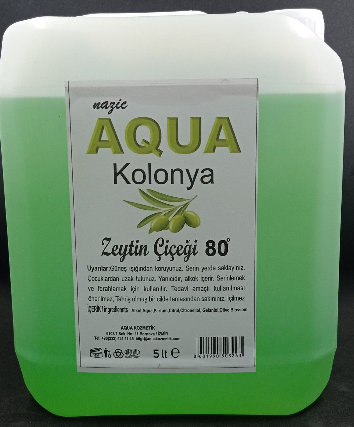 Aqua Magic Zeytin çiçeği Kolonya 5 lt