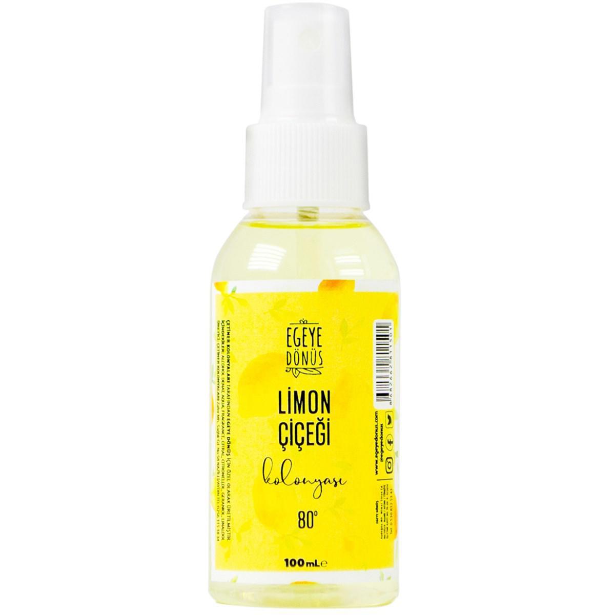 Egeye Dönüş Limon Çiçeği Sprey Kolonya 100 ml