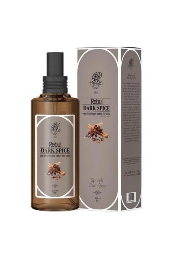 Rebul Dark Spice Baharatlı Sprey Cam Şişe Kolonya 100 ml