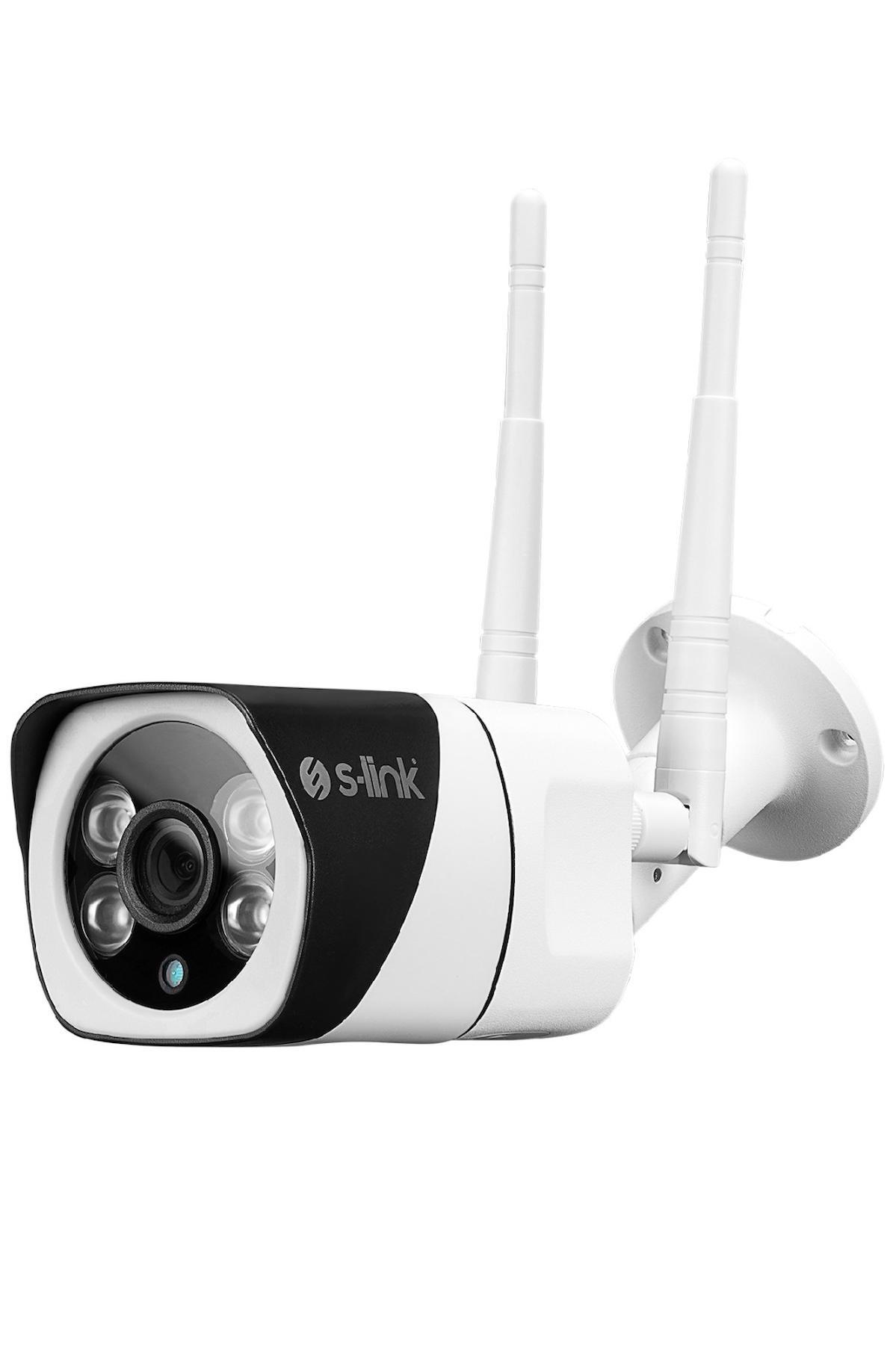 S-Link DF-803W Ethernet Mini 1 Kameralı 360 Derece Dönen Gece Görüşlü IP Dış Mekan Kablolu Güvenlik Kamerası