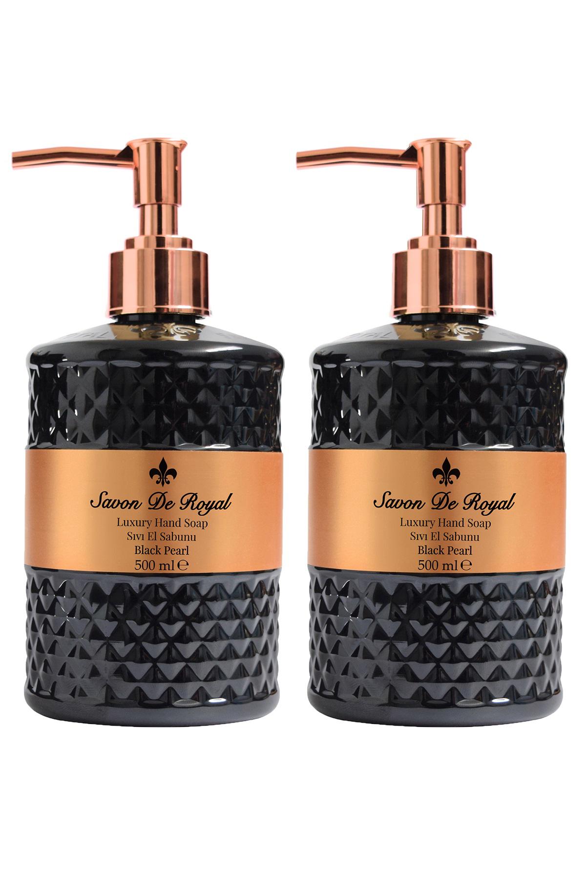 Savon De Royal Black Pearl Nemlendiricili Sıvı Sabun 500 ml 2'li