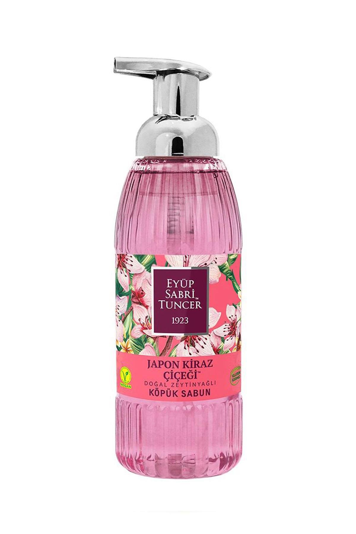 Eyüp Sabri Tuncer Japon Kiraz Çiçeği Nemlendiricili Köpük Sıvı Sabun 500 ml Tekli
