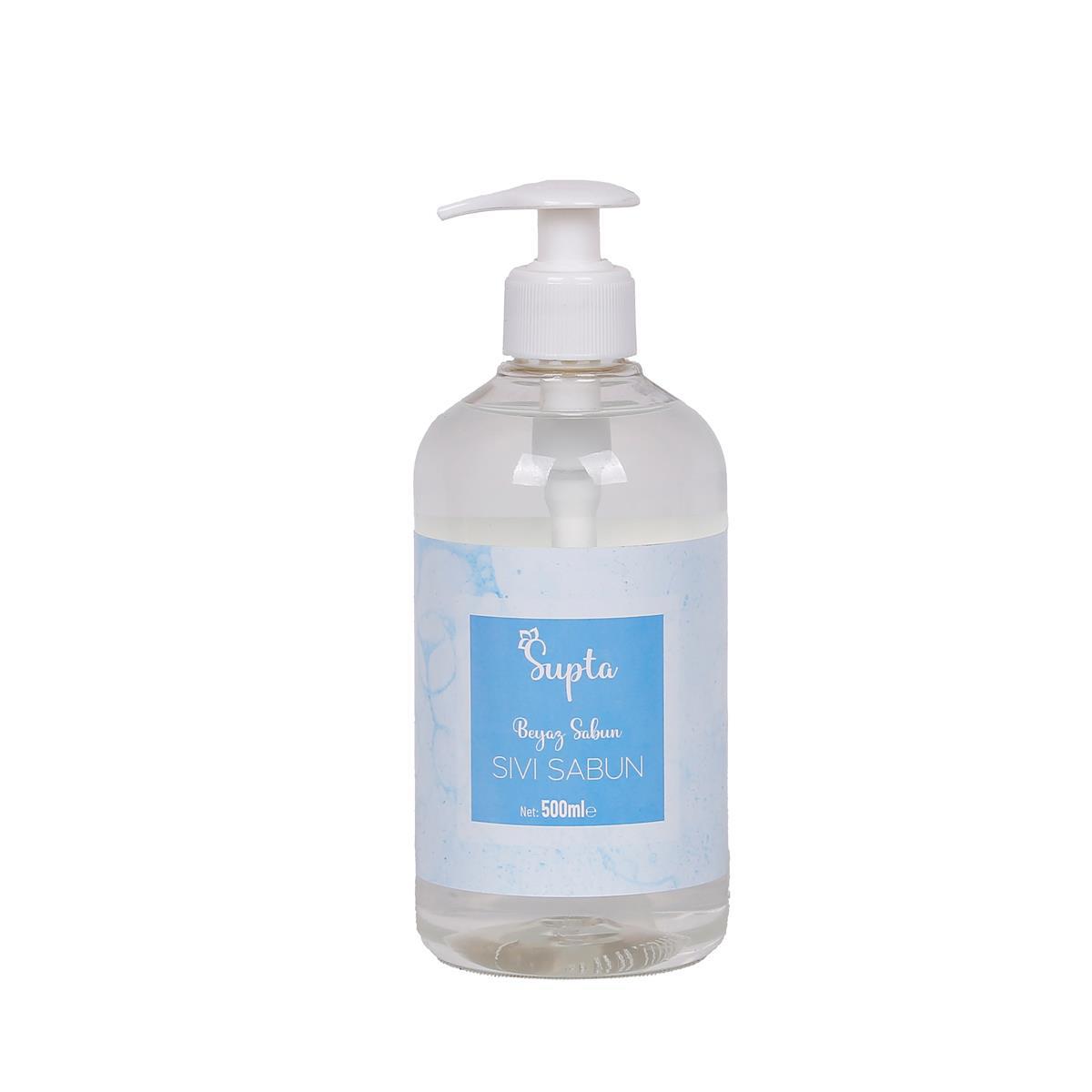 Supta Beyaz Sabun Nemlendiricili Sıvı Sabun 500 ml Tekli