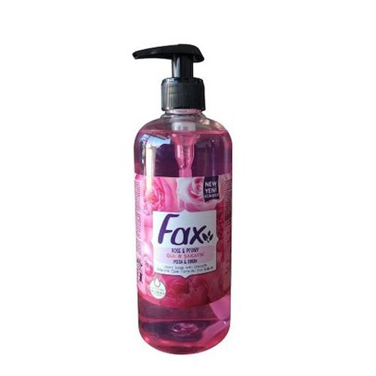 Fax Gül - Şakayık Nemlendiricili Sıvı Sabun 500 ml Tekli