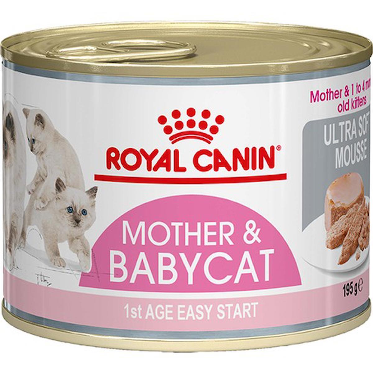 Royal Canin Mother & Babycat Etli Yetişkin Yaş Kedi Maması 12x195 gr