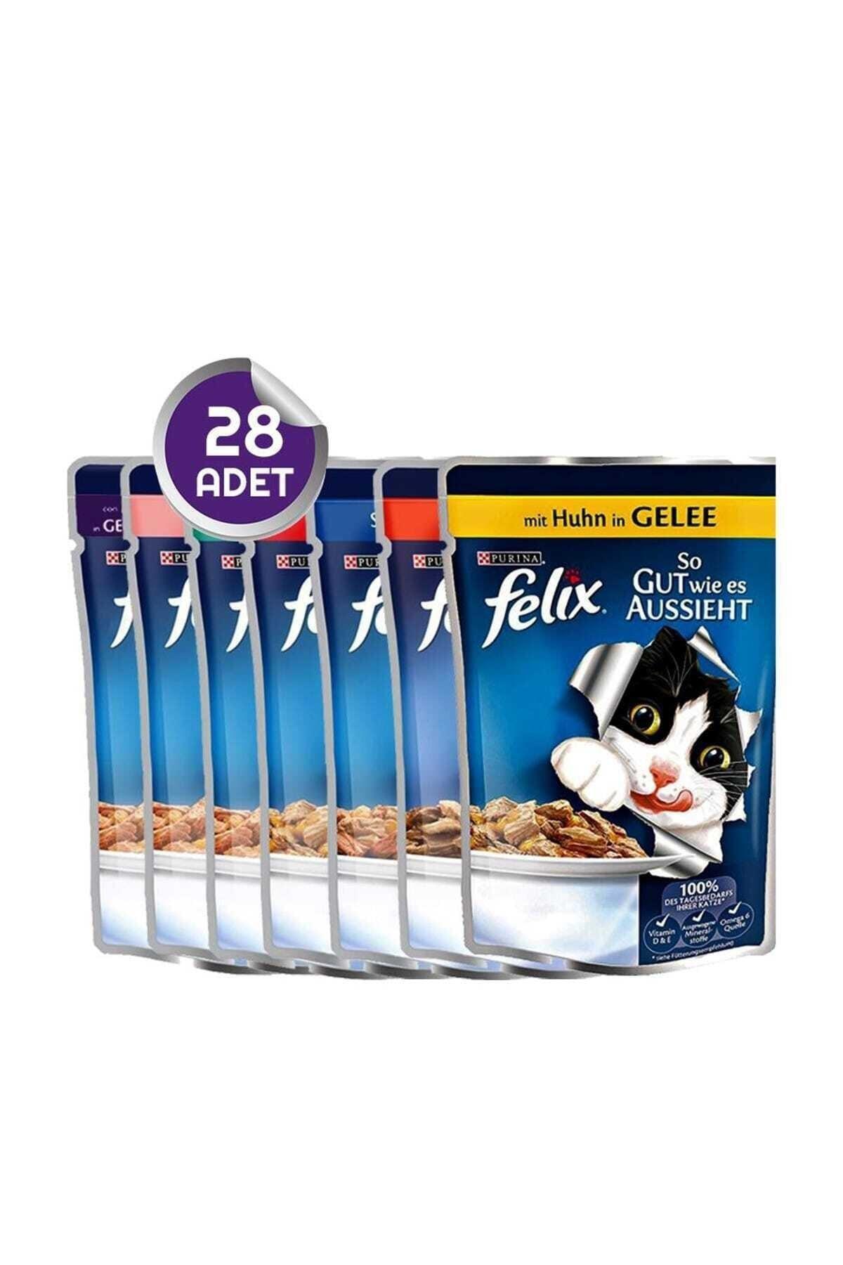 Felix So Gut Wie Es Aussieht Karma Yetişkin Yaş Kedi Maması 28x85 gr