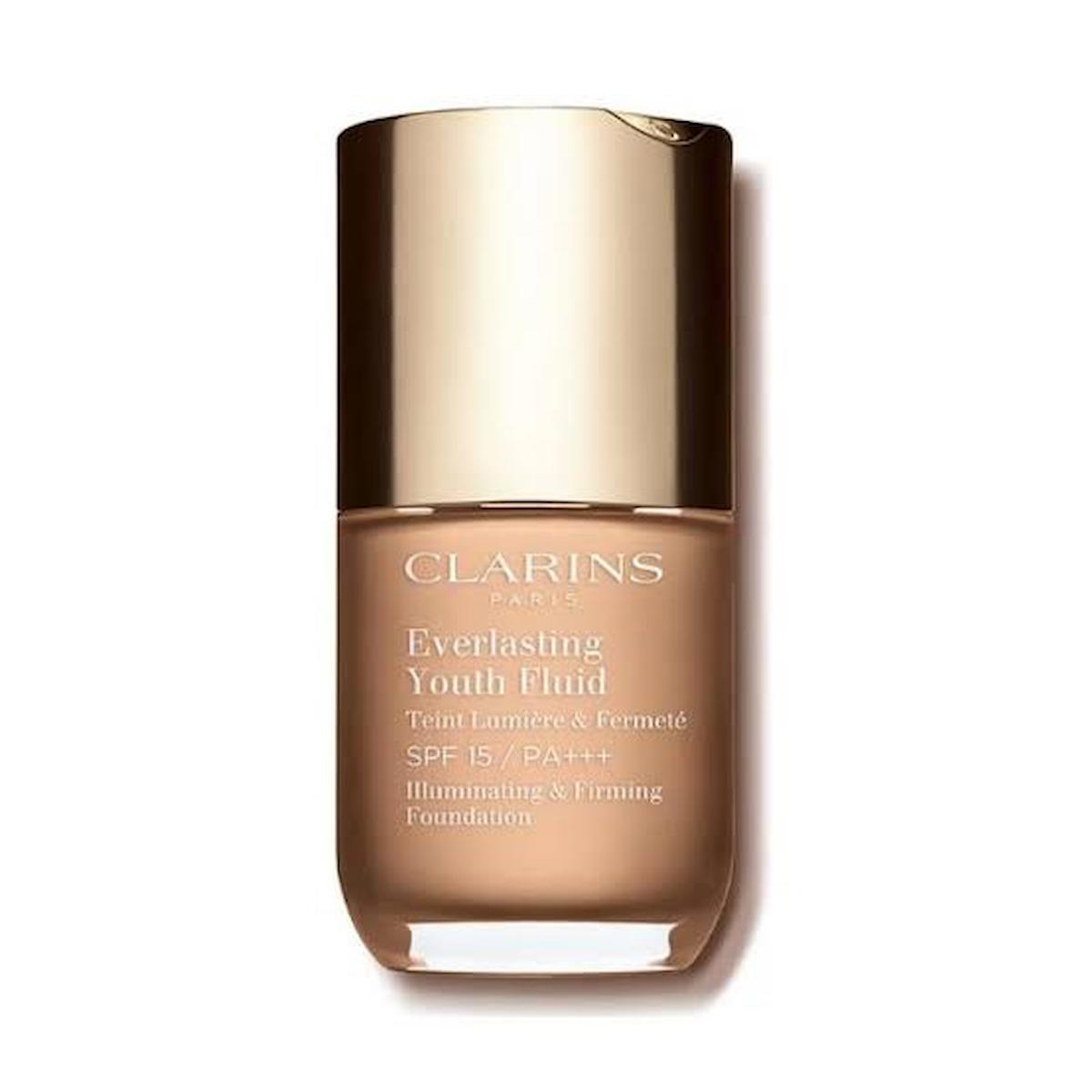 Clarins Everlasting Youth 108 Sand Güneş Koruyuculu Likit Serum Fondöten 30 ml