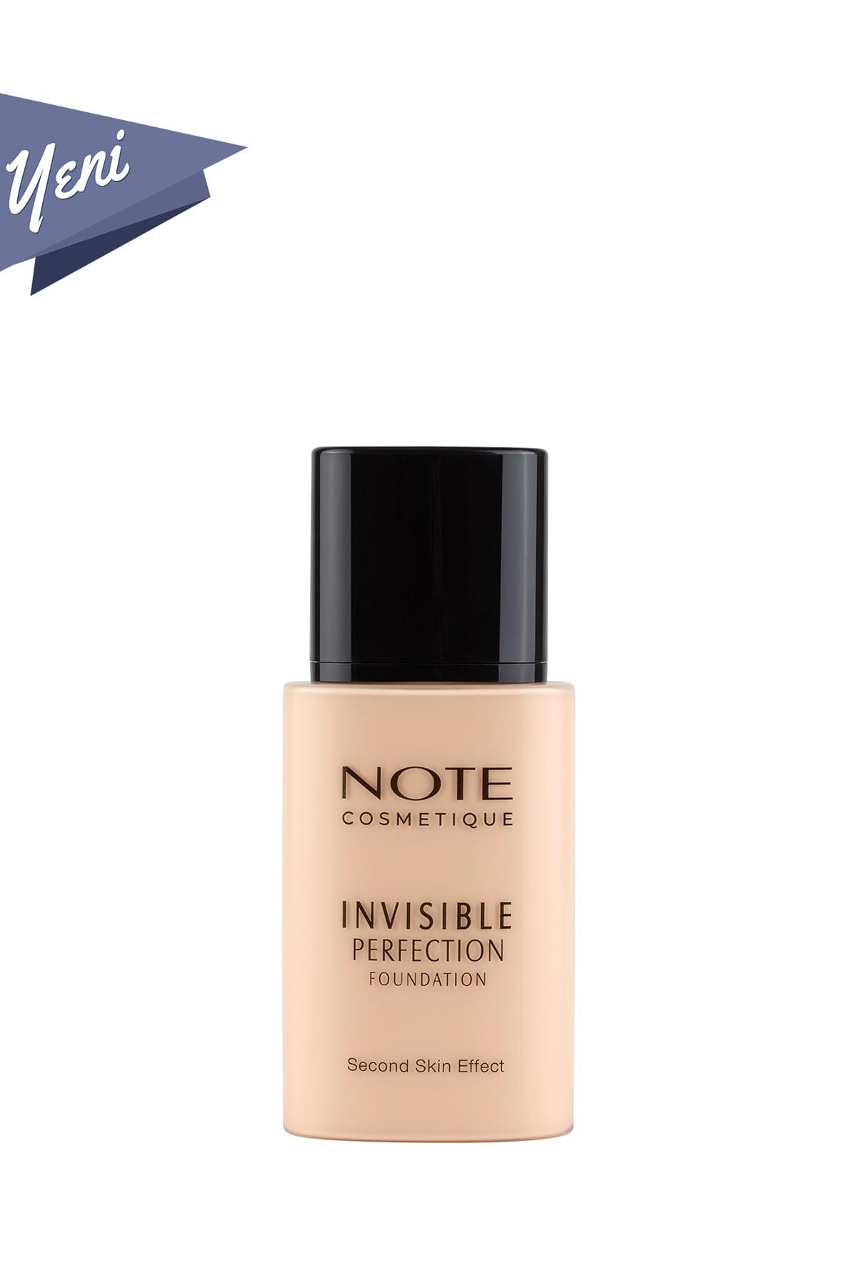 Note Invisible Perfection 120 Natural Ivory Evet Likit Tüp Fondöten 35 ml