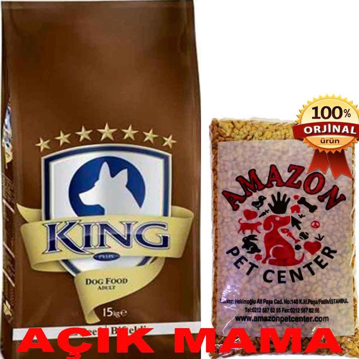 King Biftekli Tüm Irklar Yetişkin Kuru Köpek Maması 1 kg