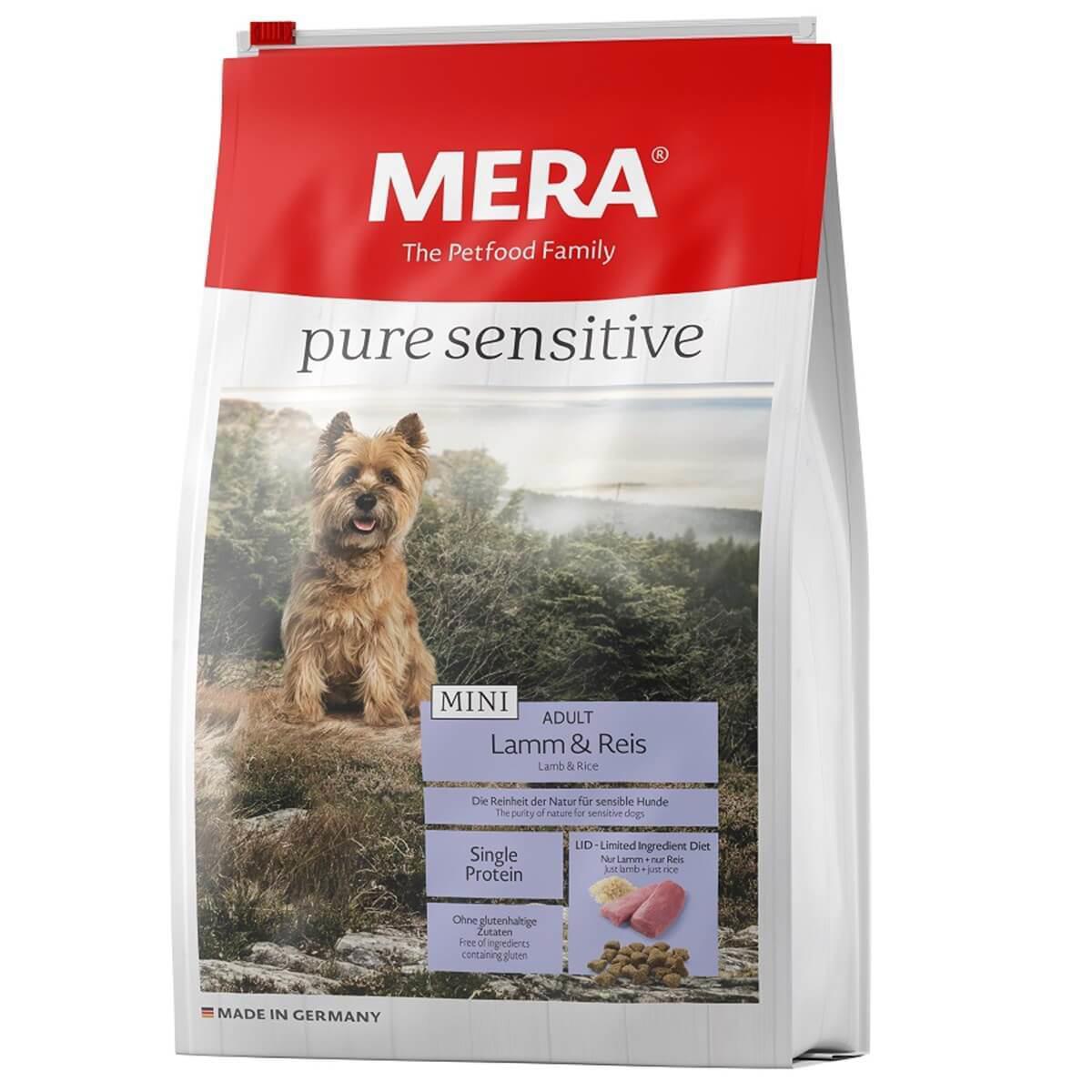 Mera Pure Sensitive Kuzu Etli Küçük Irk Yetişkin Kuru Köpek Maması 4 kg