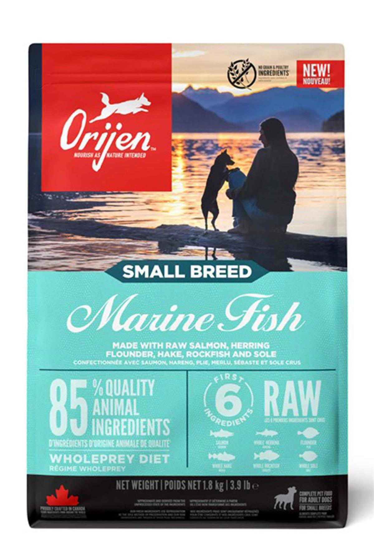Orijen Marine Fish Balıklı Küçük Irk Kuru Köpek Maması 4.5 kg