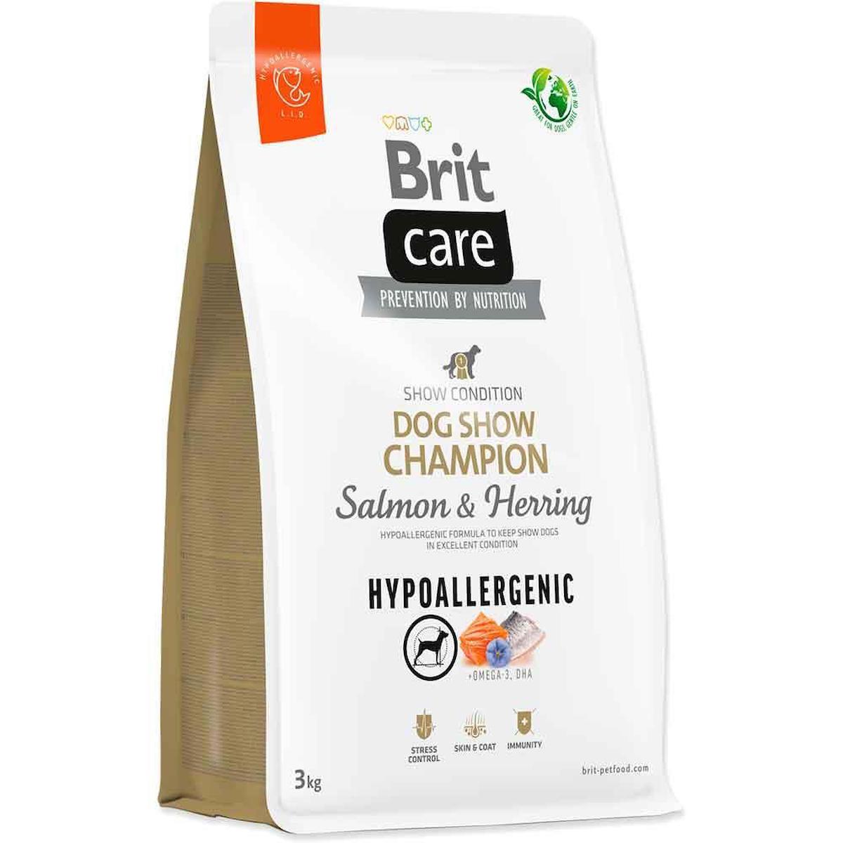 Brit Care Hypoallergenic Somonlu Tüm Irklar Yetişkin Kuru Köpek Maması 3 kg