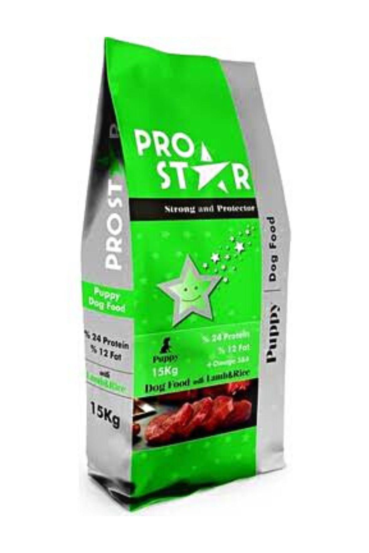 Prostar Strong And Protection Kuzu Etli ve Pirinçli Tüm Irklar Yavru Kuru Köpek Maması 15 kg