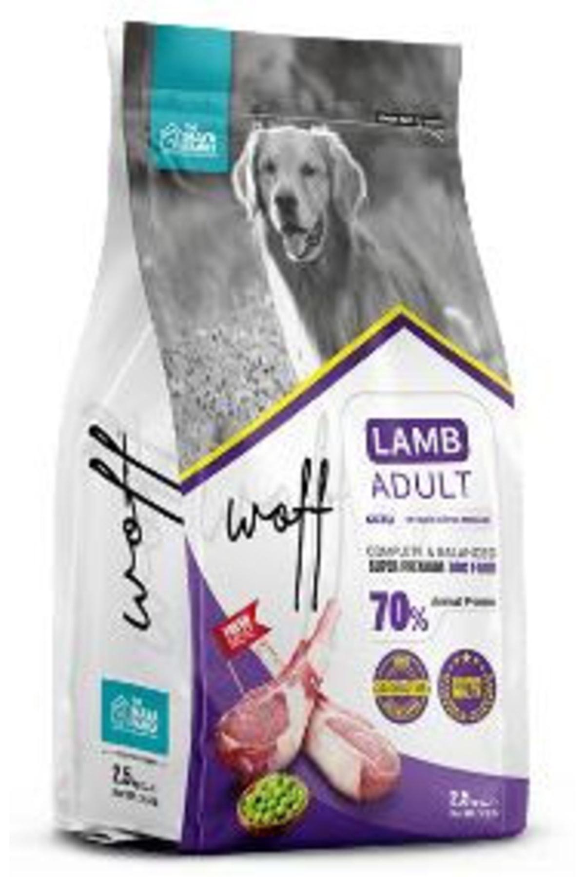 Woff Super Premium Kuzu Etli Tüm Irklar Yetişkin Kuru Köpek Maması 2.5 kg