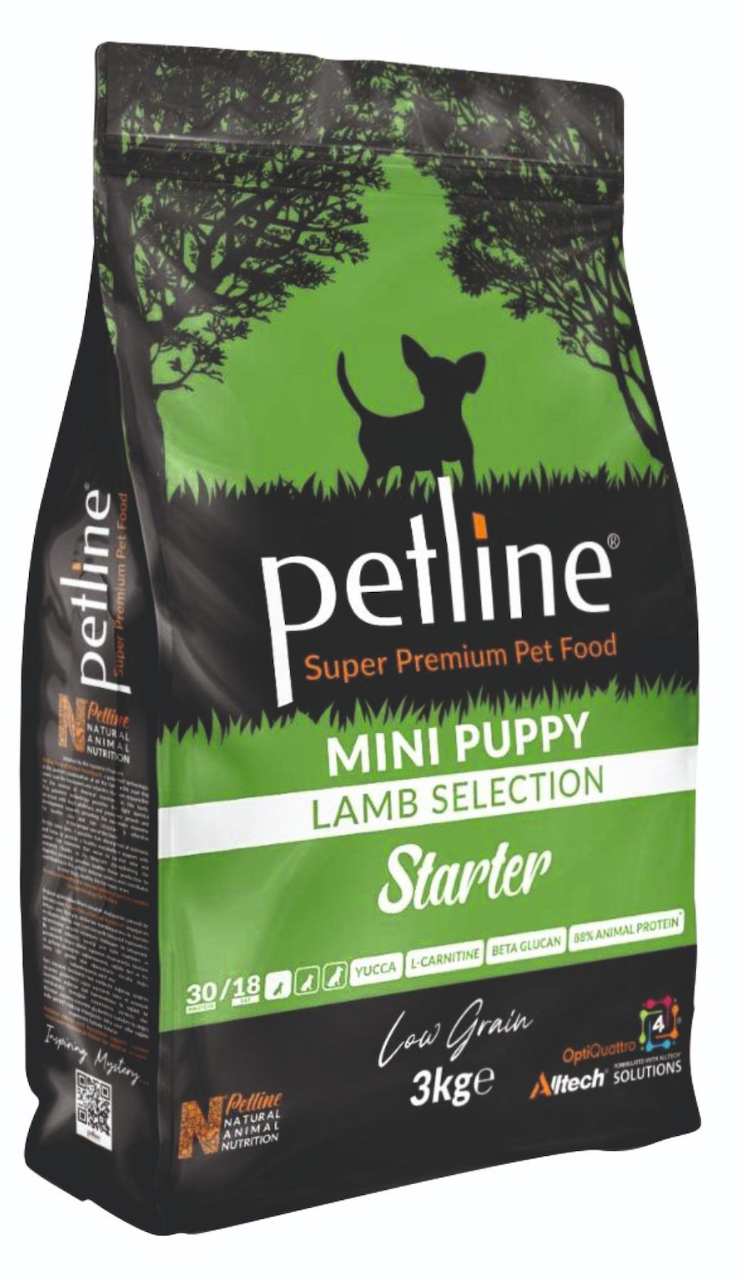 Petline Super Premium Kuzu Etli Mini Irk Yavru Kuru Köpek Maması 3 kg