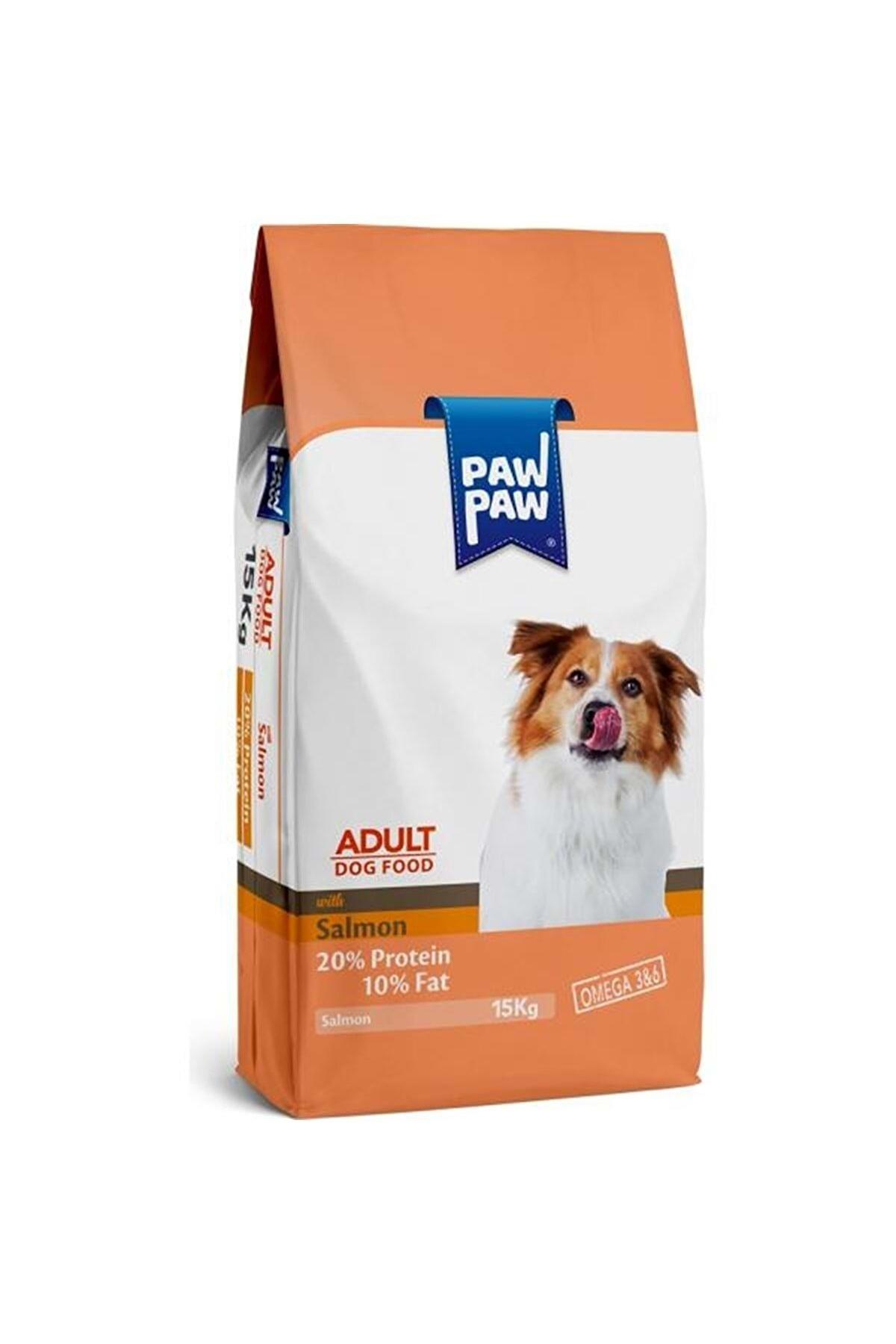 Paw Paw Somonlu Tüm Irklar Yetişkin Kuru Köpek Maması 15 kg